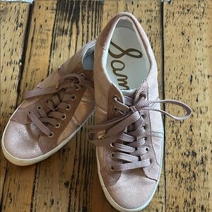 Sam Edelman Baylee Blush Pink Sneakers sz US 9